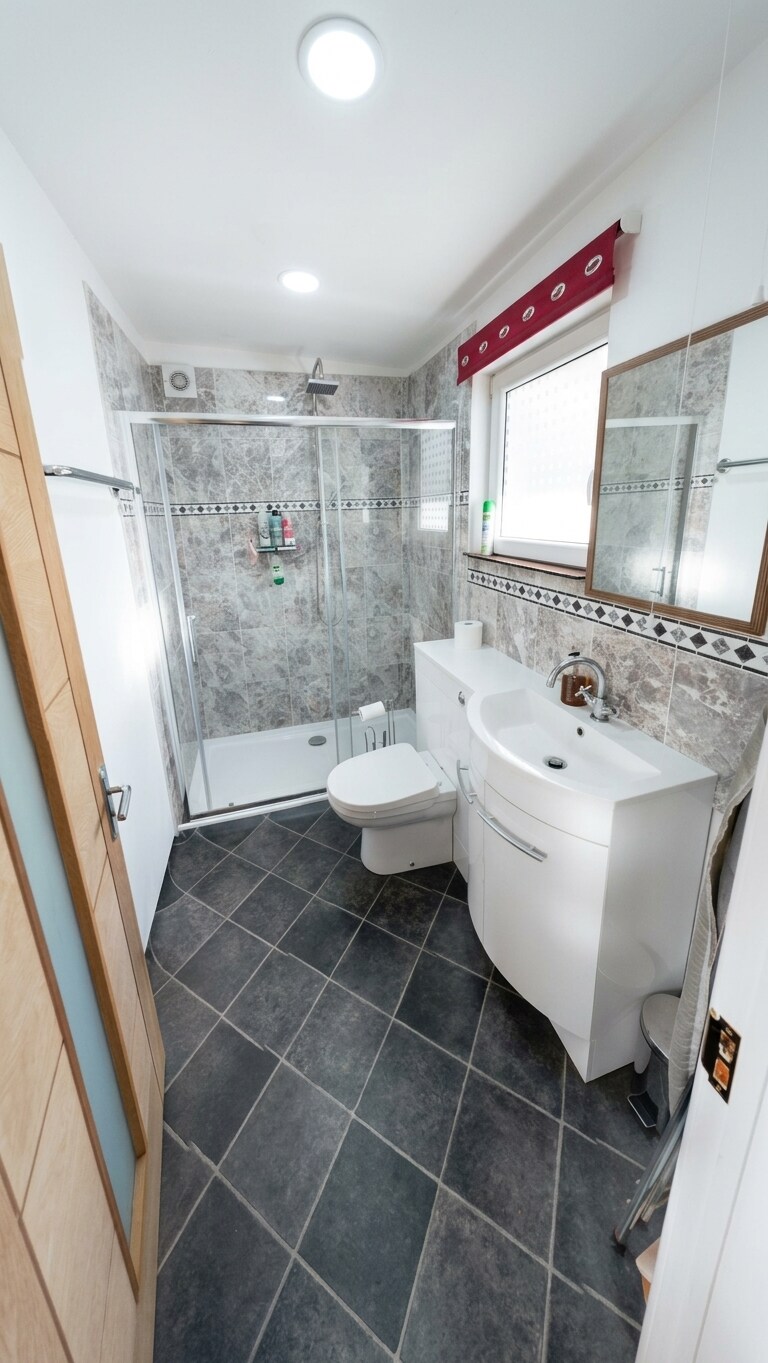 Downstairs shower room